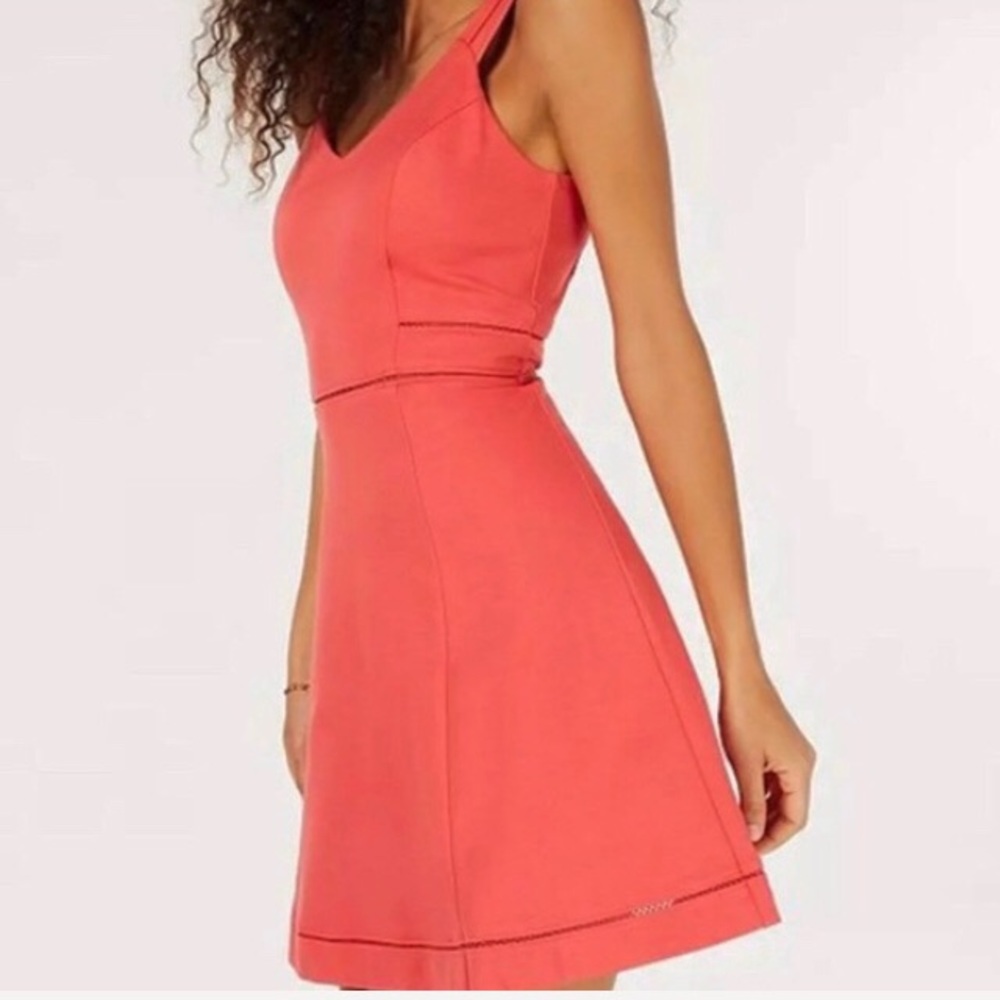 Bar III Coral Dress - Size Medium